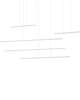 Chute Motion 60 Inch Linear Chandelier